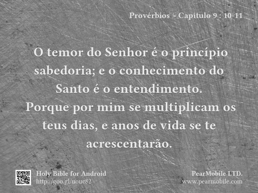Provérbios, Capítulo 9:10-11